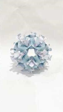 Modular Origami Construction🌟How to make an Origami Flower Ball #kusudama #gift #tutorial