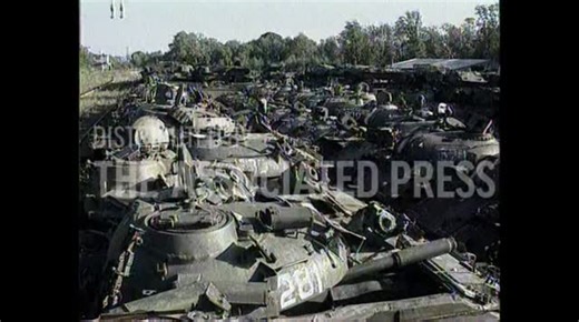 Странник/Wanderer on Instagram: "🇺🇦The story of where Ukraine's T-54/55 tanks went On September 19, 1995, Ukraine destroyed the last tank it had committed to destroying under the 1990 Treaty on the Reduction of Conventional Armed Forces in Europe. The last tank was scrapped at the Lviv armored repair plant. The footage shows various versions of the T-54/55 tanks being scrapped, including a T-55AD with the Drozd active protection system. According to the treaty, Ukraine was to have no more than