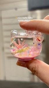 1.1M views · 23K reactions | making a mini hello kitty terrarium shaker 勺 #mini #miniverse #miniverseremix #hellokitty #miniature #crafts #diy #shaker #fblifestyle | Lily Collects | Facebook