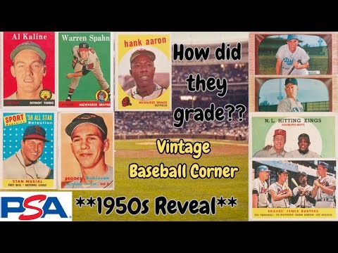 1950's Vintage PSA Reveal - A baseball history lesson?