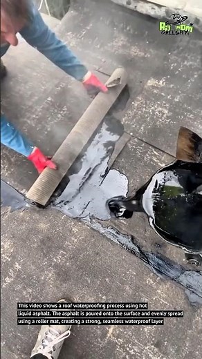 Roof Waterproofing with Hot Liquid Asphalt – Simple Technique, Maximum Protection!