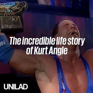 Tonight the legendary Kurt Angle will wrestle his final match. His journey to this moment has been inspirational... 🏅🐐 WWE | UNILAD