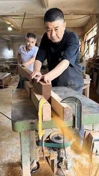 Merbau Solid Wood Gate Making | Traditional Villa & Courtyard Gate 🪵🚪#viralvideo #woodworking