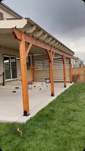 27K views · 2.9K reactions | Special two toned SkyPoly Pergola outside of Denver! TEXT ME - 972-342-1645 ❤️❤️✅✅ #pergola #patiocover #skypoly | Cover Your Pergola | Facebook