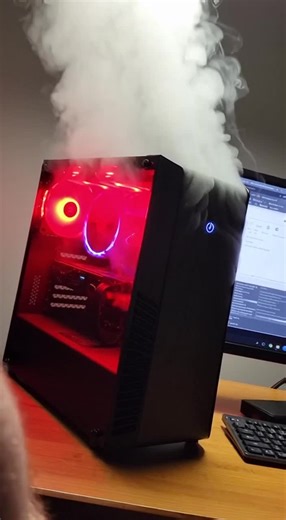 When your PC starts smoking and you take
