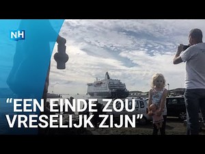 Het is doodstil op de veerboot naar Engeland