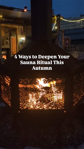 Beach Box Sauna Spa | Brighton | Aufguss | Pirtis on Instagram: "This autumn, why not take your sauna experience to the next level of authenticity? Here are simple ways to take your sauna ritual beyond the heat by weaving in practices that support your body, calm your mind and reconnect you with nature. 🌿 Add a Private Sauna Master Did you know you can add a Sauna Master to your private sauna booking? Our fully trained Sauna Masters are experts in manipulating the steam using Aufguss and tradit