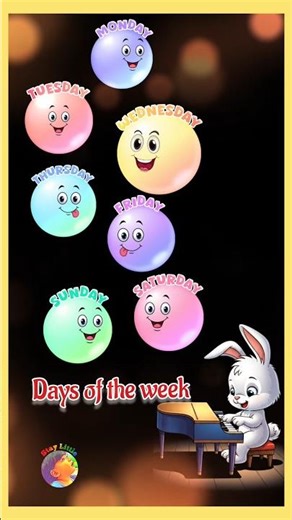 The days of the week song for kids 🤩🥰 #staylittlechannel #learning #kidslearning