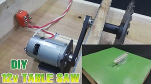 775 Motor Diversity! Building a 12V Table Saw | Creative Channel