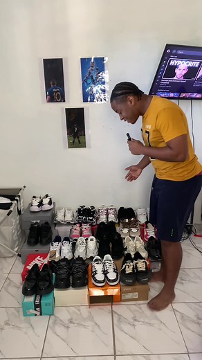 My shoe collection 🙏🔥 #fashiontiktok #unboxingvideo #shoecollection #fypp #lovemyfans #appreciatelife