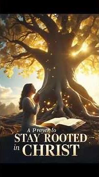 🌿 A Prayer to Stay Rooted in Christ | Grow Strong in Faith