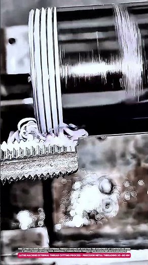 lathe machine external thread cutting process - precision metal threading 20–80 mm