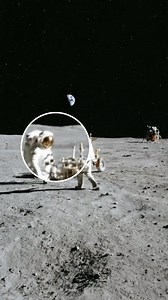 335K views · 1.9K reactions | Apollo mission astronauts landed on the surface of the Moon and made history for all humanity. They walked on lunar soil, collected rock and dust samples, and performed scientific experiments. These missions helped scientists learn about the Moon’s age, formation, and connection to Earth. A giant leap for mankind and one of the greatest achievements in space exploration. ✨ #space #spacex #nasa #fblifestyle | Nighttime Journey | Facebook