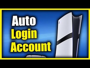 How to Auto Login to your PS5 Pro Account (Easy Tutorial)