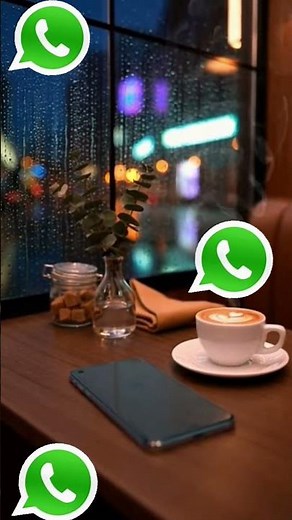 Rainy Café Cell Phone Ringtone ☕📱 | Relaxing Sound Short