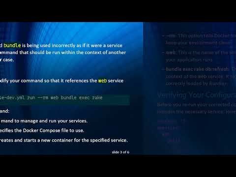 Resolving the No such service: bundle Error in Docker Compose