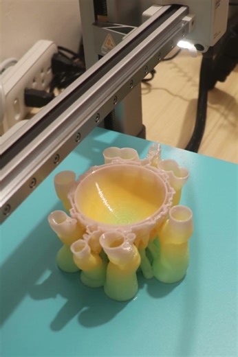 3D Print Timelapse: Rococo Court Style Perler Bead 🎀🏛️ | Ornate Vintage (Bambu Lab P2S/A1 Combo)