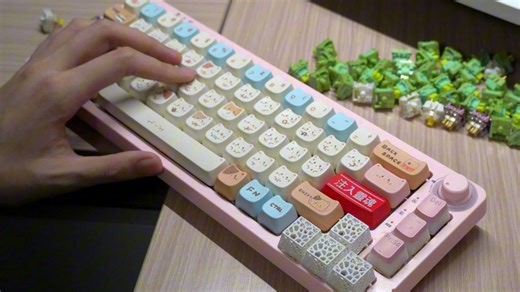 睡不着？来听着LOFI看着键盘换轴入眠吧..客制化键盘换轴加清洁解压放松下吧