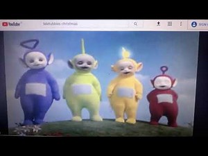 Teletubbies Tv Event Making Christmas Cards