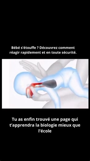 Biologie.Explicative on Instagram: "L’un des moments les plus effrayants pour tout adulte responsable est de voir un bébé s’étouffer. Cependant, garder son calme et savoir comment agir rapidement et en toute sécurité peut littéralement sauver une vie. L’étouffement survient lorsque quelque chose — comme du lait, de la nourriture ou de petits objets — bloque partiellement ou totalement les voies respiratoires du bébé. Si le bébé tousse ou émet des sons, cela signifie qu’il y a encore un passage d