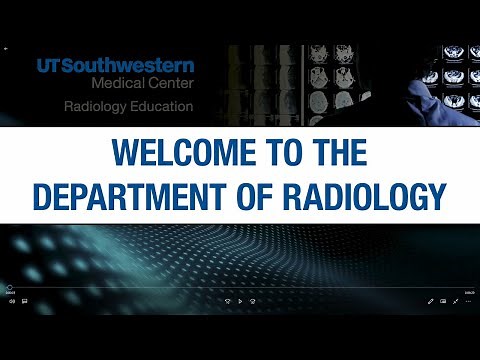 Radiology Residency Training at UT Southwestern