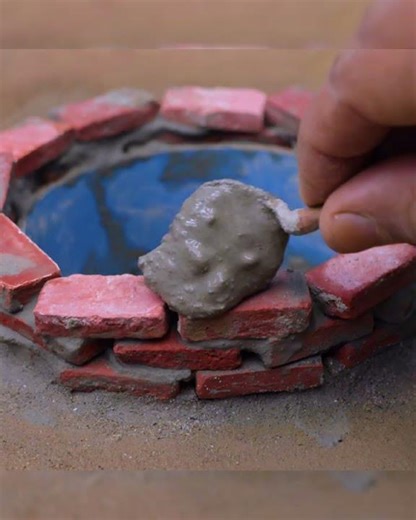 diy mini well construction project #shorts #diy