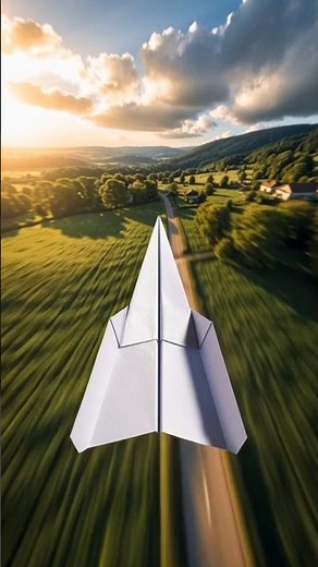 How to Make a Fast Flying Paper Airplane ✈️ |