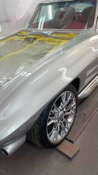 1963 Corvette Restoration Crash Repair Painted! #corvette #restoration #crash #painting #tompetty