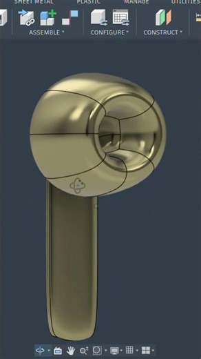Ergonomic Earphone CAD Design – Product Development in Fusion 360