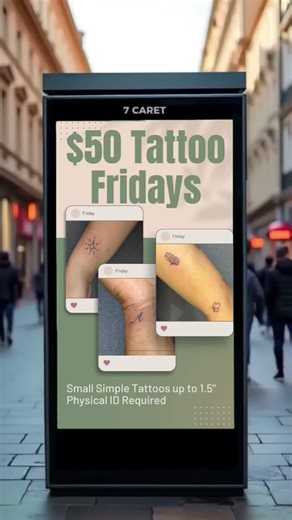 Who loves $50 Tattoos? We do! Come visit us at MEMU Tattoo and Piercing Studio