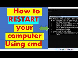 Restart computer using command prompt|| How to restart computer using cmd