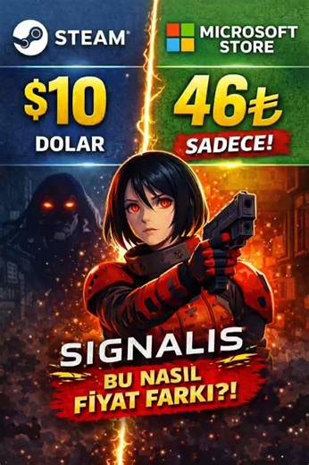 $10 on Steam, 46 TL on the Microsoft Store! SIGNALIS Price Shock! #signalis #steam #microsoftstore
