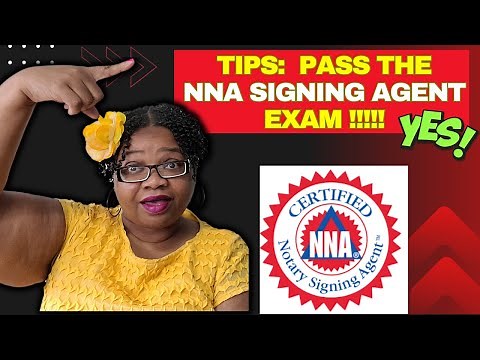 How to pass the Notary Loan Signing Agent Exam NNA. Loan Signing Agent Training