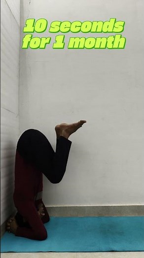 Shirshasana for Beginner step by step without wall support
