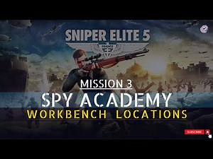 Sniper Elite 5 Mission 3 Spy Academy [All Workbench Locations] #sniperelite5
