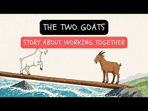 The Two Goats | Gentle Read Along 📖 Aesop's Fables Moral Story (English)
