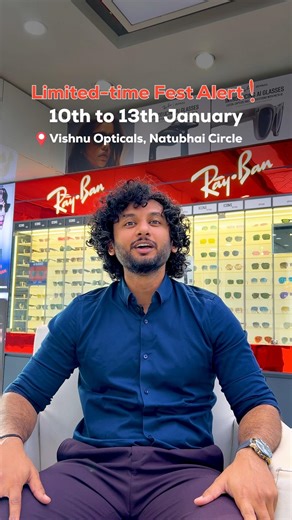 India’s Biggest Ray-Ban Fest in Vadodara 😎 | Vishnu Opticals Uttarayan Special