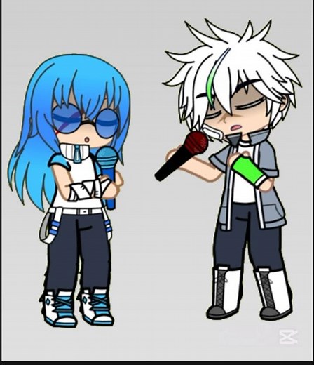 Singing battle? Part 2 sibling fight #gacha