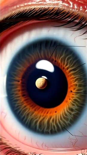 Cornea Explained in 45 Seconds 👁️ | How Eye Protects Itself#shortvideo