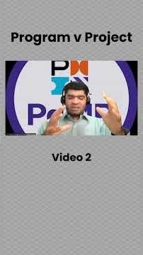 Video 2 Program vs Project
