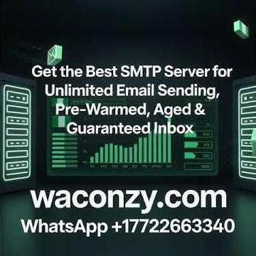 🏆 #1 Rated SMTP Server – Pre-Warmed, Aged & Inbox-Guaranteed for Unlimited Email Marketing