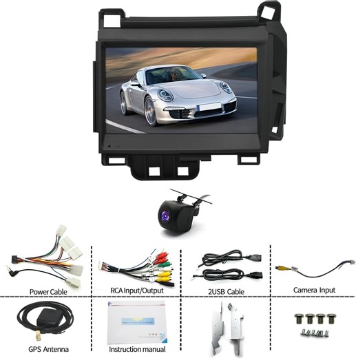 moseiny 7-inch Double Din Car Stereo Radio (Model HU-NOWPLA119) User Manual