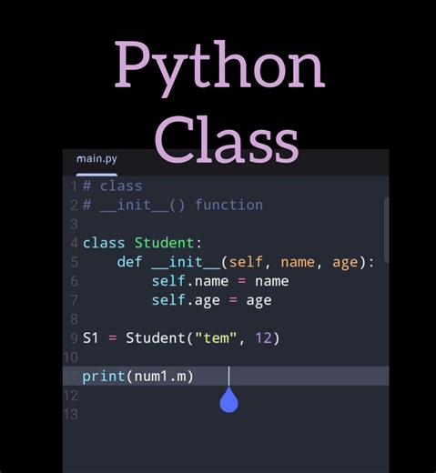 python class code with phone run on terminal