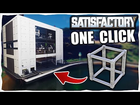 How to Build A One Click Modular Frame Blueprint Satisfactory