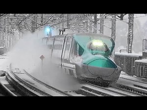 2024 冬の新幹線雪中高速通過と連結 E5系,E8系,N700Sなど Shinkansen bullet train in the snow video collection