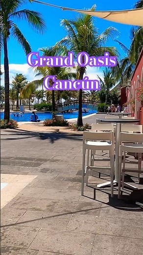 The Pyramid at Grand Oasis Cancún, Mexico 🇲🇽 #cancun #grandoasiscancun #thepyramid #zonahotelera