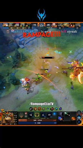 ROTKILL! 💀 PUDGE RAMPAGE ⚔️ #dota2