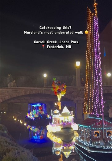 Carroll Creek Linear Park 50 Carroll Creek Way, Frederick, MD 21701 Perfect little day trip spot with waterfront views, colorful bridges, public art, and cute cafes all along the creek. You can stroll, grab coffee, hop into local boutiques, or just sit by the water and relax. It’s especially beautiful in spring and summer when everything is blooming 🌷☀️ such a calm but lively vibe right in downtown Frederick. #TikTokGoExplore #ExploreMaryland #FrederickMD #HiddenGemsUSA #DMVThingsToDo