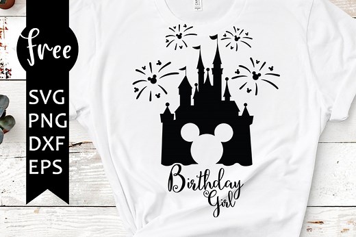Birthday girl svg free, disney birthday svg, disney svg, instant download, silhouette cameo, mickey mouse svg, birthday svg, png 0884