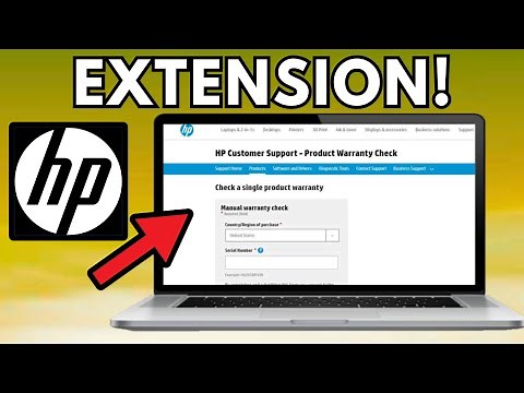 How to register warranty Extension for HP Laptops